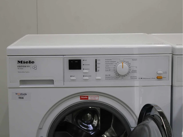 Miele w 3164 edition 111 wasmachine & miele t classic wasdroger - afbeelding 3 van  8