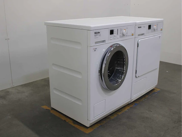 Miele w 3164 edition 111 wasmachine & miele t classic wasdroger - afbeelding 4 van  8