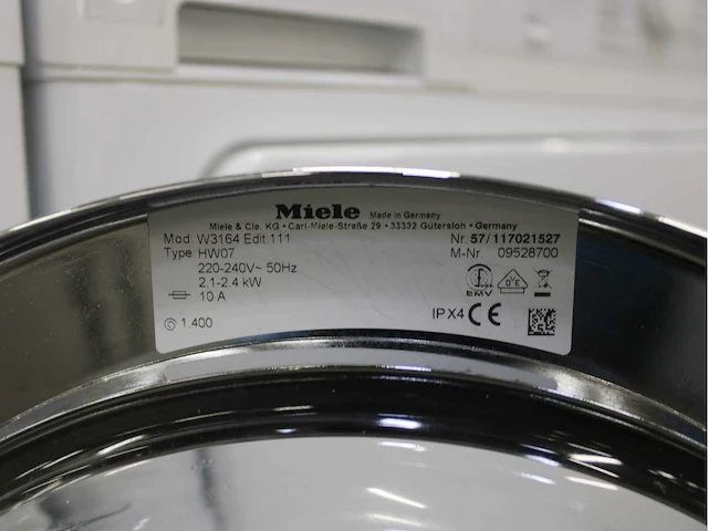Miele w 3164 edition 111 wasmachine & miele t classic wasdroger - afbeelding 5 van  8
