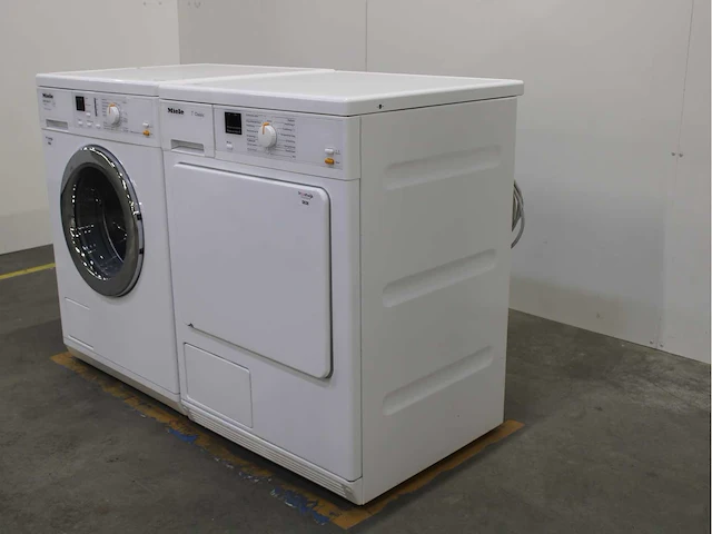 Miele w 3164 edition 111 wasmachine & miele t classic wasdroger - afbeelding 7 van  8