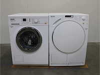Miele w 3164 edition 111 wasmachines & miele t 7744 c softcare system wasdrogers - afbeelding 1 van  8