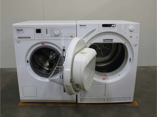 Miele w 3164 edition 111 wasmachines & miele t 7744 c softcare system wasdrogers - afbeelding 2 van  8