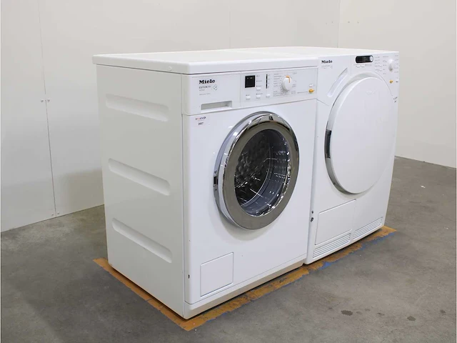 Miele w 3164 edition 111 wasmachines & miele t 7744 c softcare system wasdrogers - afbeelding 4 van  8