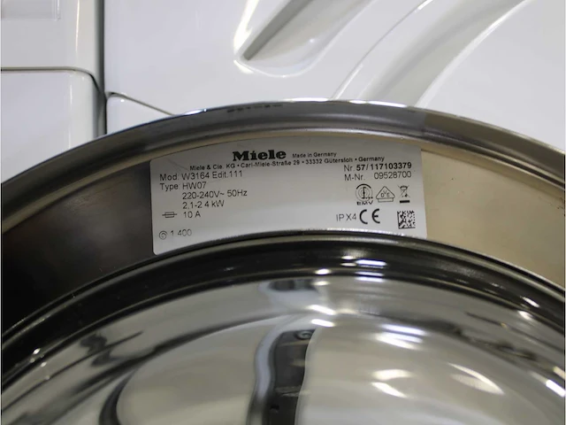 Miele w 3164 edition 111 wasmachines & miele t 7744 c softcare system wasdrogers - afbeelding 5 van  8