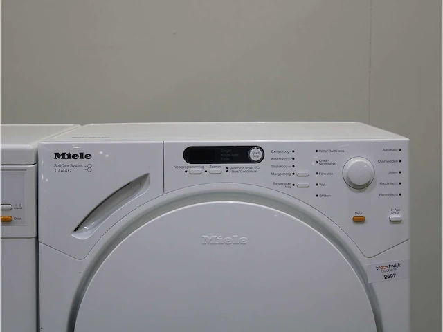 Miele w 3164 edition 111 wasmachines & miele t 7744 c softcare system wasdrogers - afbeelding 6 van  8