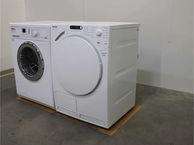 Miele w 3164 edition 111 wasmachines & miele t 7744 c softcare system wasdrogers - afbeelding 7 van  8