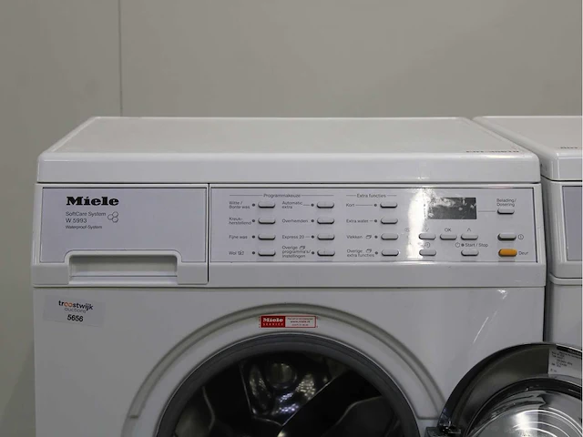 Miele w 3202 softcare system wasmachine & miele t 8463 c softcare system wasdroger - afbeelding 3 van  8