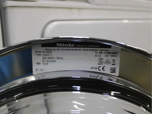 Miele w 3202 softcare system wasmachine & miele t 8463 c softcare system wasdroger - afbeelding 5 van  8