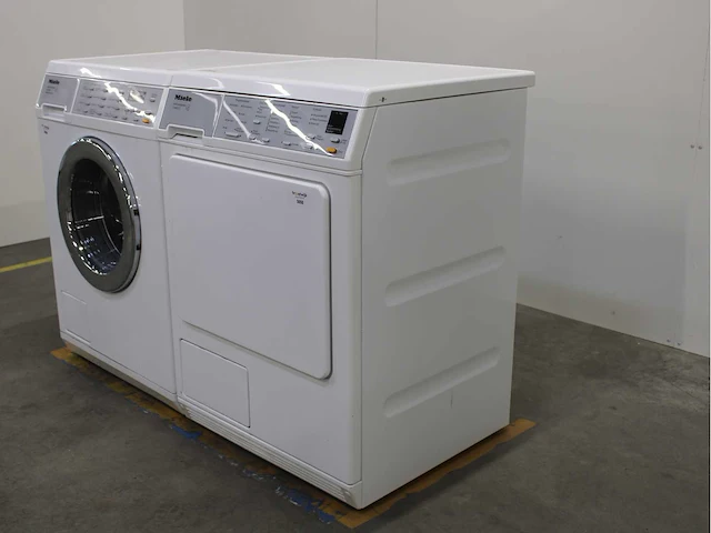 Miele w 3202 softcare system wasmachine & miele t 8463 c softcare system wasdroger - afbeelding 7 van  8