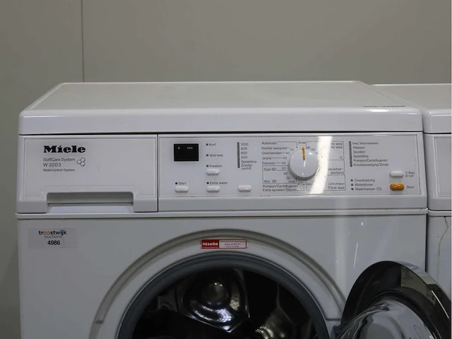 Miele w 3203 softcare system wasmachine & miele t 8400 c softcare system wasdroger - afbeelding 3 van  8