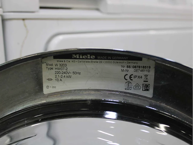 Miele w 3203 softcare system wasmachine & miele t 8400 c softcare system wasdroger - afbeelding 5 van  8