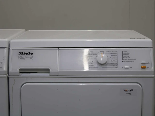Miele w 3203 softcare system wasmachine & miele t 8400 c softcare system wasdroger - afbeelding 6 van  8