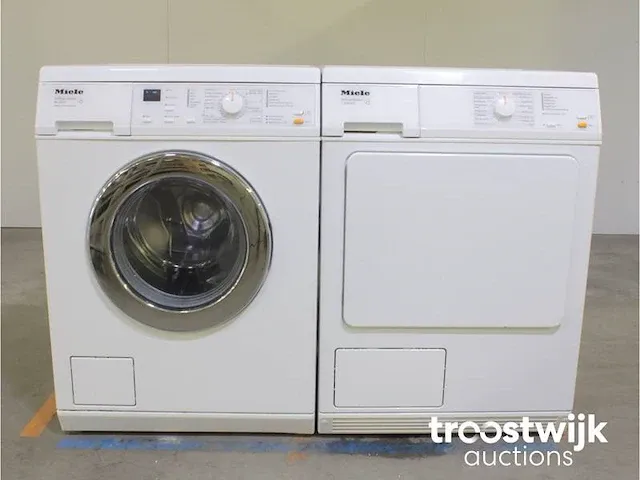 Miele w 3203 softcare system wasmachine & miele t 8403 c softcare system droger - afbeelding 1 van  8