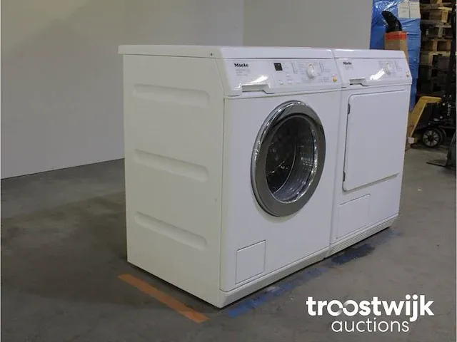 Miele w 3203 softcare system wasmachine & miele t 8403 c softcare system droger - afbeelding 4 van  8