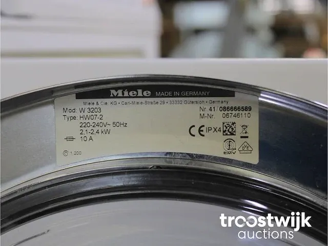 Miele w 3203 softcare system wasmachine & miele t 8403 c softcare system droger - afbeelding 5 van  8