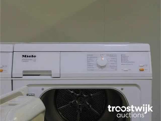 Miele w 3203 softcare system wasmachine & miele t 8403 c softcare system droger - afbeelding 6 van  8