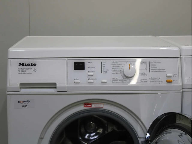 Miele w 3203 softcare system wasmachine & miele t 8403 c softcare system wasdroger - afbeelding 3 van  8