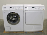 Miele w 3203 softcare system wasmachine & miele t 8627 wp ecocomfort wasdroger - afbeelding 1 van  8