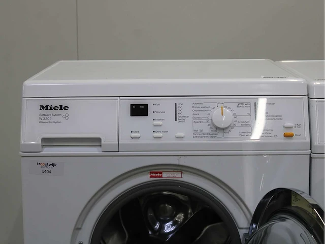 Miele w 3203 softcare system wasmachine & miele t 8627 wp ecocomfort wasdroger - afbeelding 3 van  8