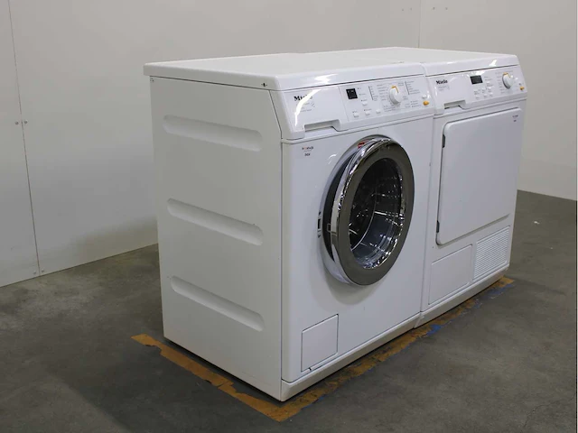 Miele w 3203 softcare system wasmachine & miele t 8627 wp ecocomfort wasdroger - afbeelding 4 van  8