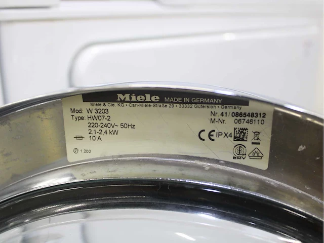 Miele w 3203 softcare system wasmachine & miele t 8627 wp ecocomfort wasdroger - afbeelding 5 van  8