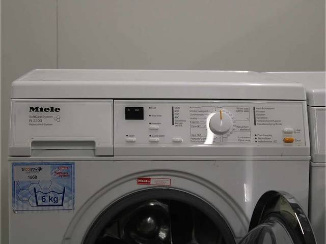 Miele w 3203 softcare system wasmachine & miele t 8803 c softcare system droger - afbeelding 3 van  8
