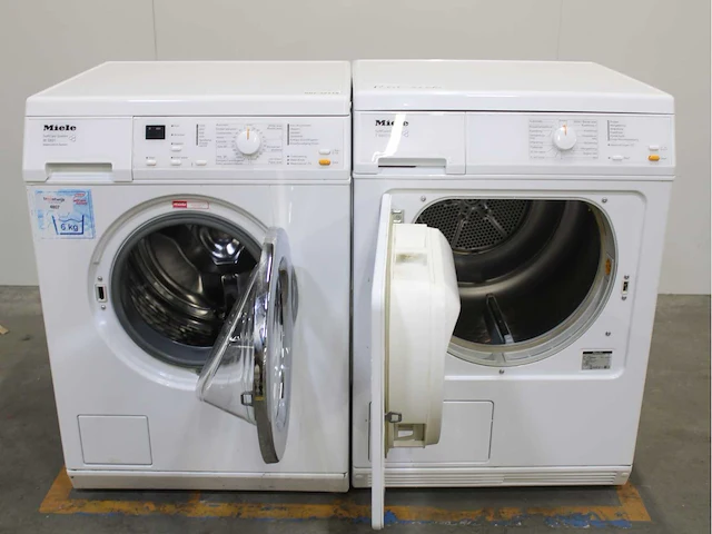 Miele w 3203 softcare system wasmachine & miele t 8803 c softcare system wasdroger - afbeelding 2 van  8