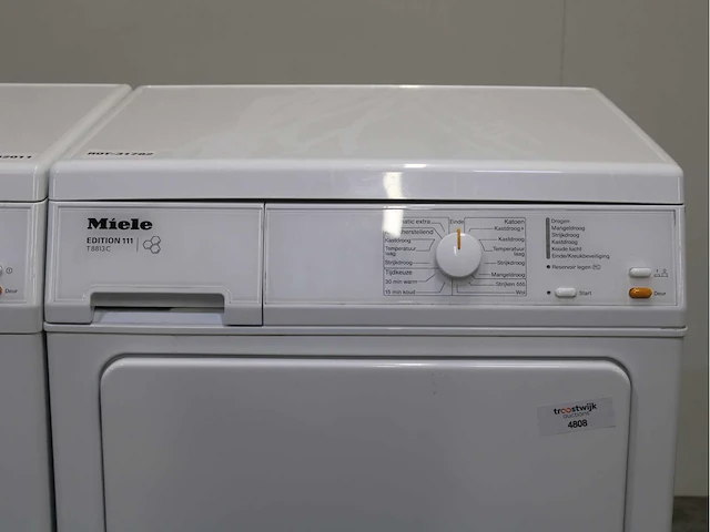 Miele w 3203 softcare system wasmachine & miele t 8803 c softcare system wasdroger - afbeelding 6 van  8