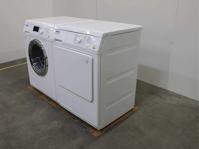 Miele w 3203 softcare system wasmachine & miele t 8803 c softcare system wasdroger - afbeelding 7 van  8