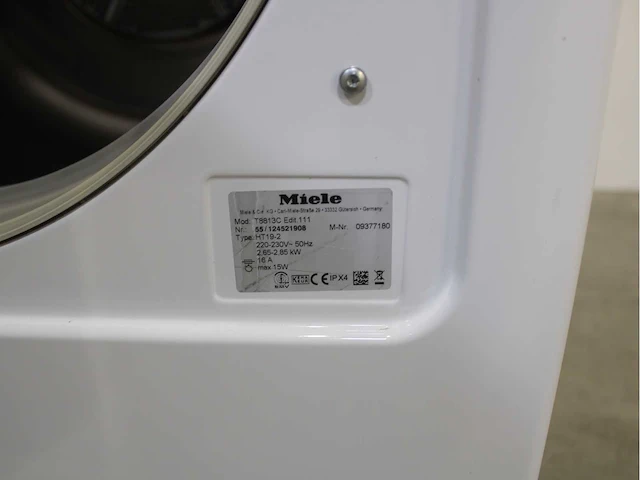 Miele w 3203 softcare system wasmachine & miele t 8803 c softcare system wasdroger - afbeelding 8 van  8