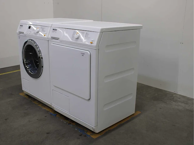 Miele w 3203 softcare system wasmachine & miele t 8803 c softcare system wasdroger - afbeelding 7 van  8