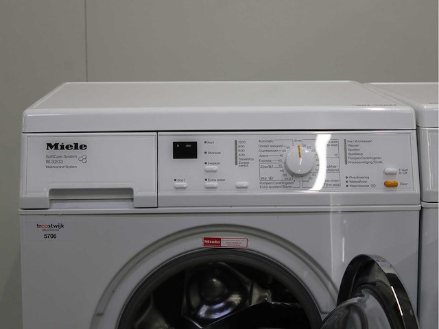 Miele w 3203 softcare system wasmachine & miele t 8803 c softcare system wasdroger - afbeelding 3 van  8