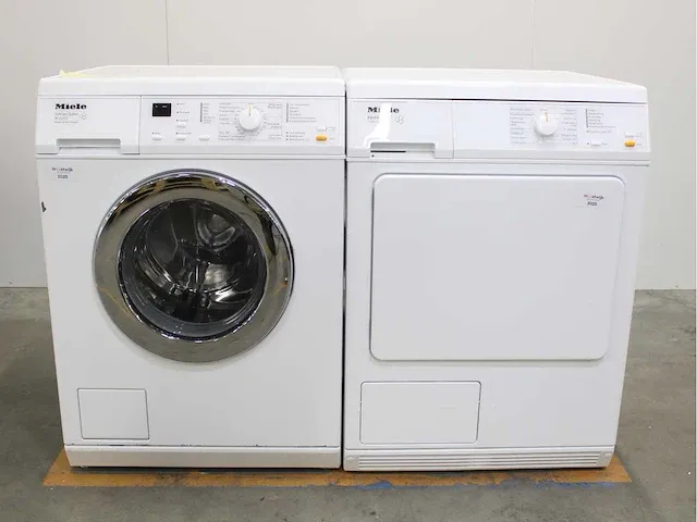 Miele w 3203 softcare system wasmachine & miele t 8813 c edition 111 droger - afbeelding 1 van  8