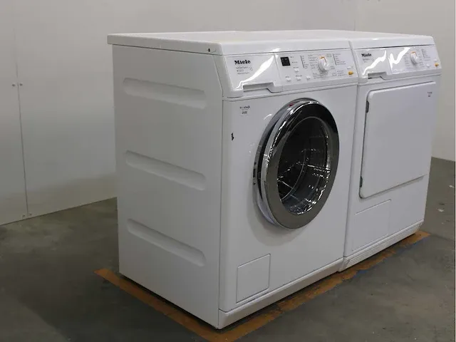 Miele w 3203 softcare system wasmachine & miele t 8813 c edition 111 droger - afbeelding 4 van  8