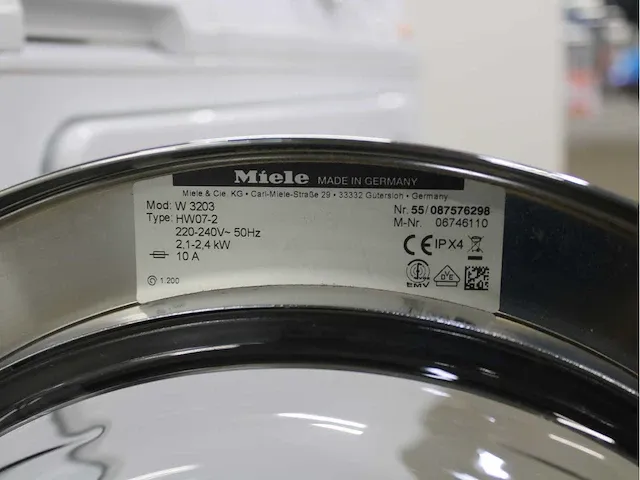 Miele w 3203 softcare system wasmachine & miele t 8813 c edition 111 droger - afbeelding 5 van  8