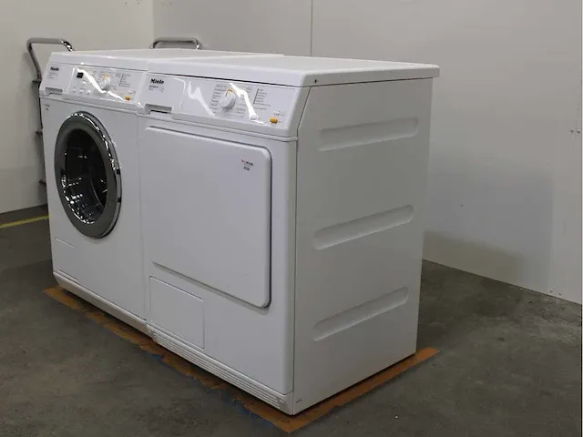 Miele w 3203 softcare system wasmachine & miele t 8813 c edition 111 droger - afbeelding 7 van  8