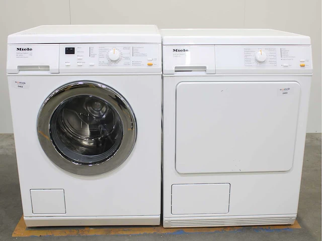 Miele w 3203 softcare system wasmachines & miele t 8403 c softcare system wasdrogers - afbeelding 1 van  8