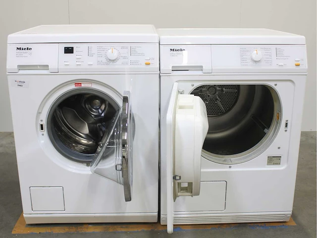 Miele w 3203 softcare system wasmachines & miele t 8403 c softcare system wasdrogers - afbeelding 2 van  8