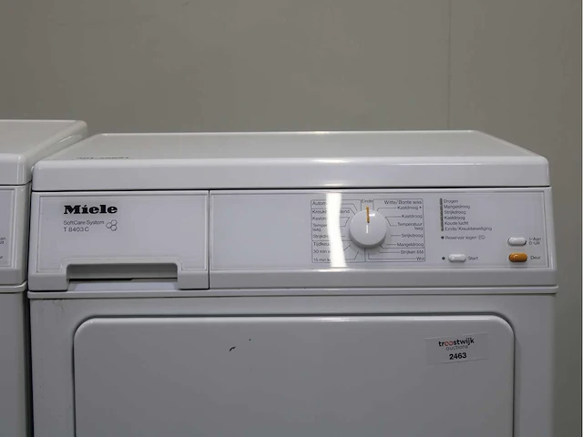 Miele w 3203 softcare system wasmachines & miele t 8403 c softcare system wasdrogers - afbeelding 6 van  8