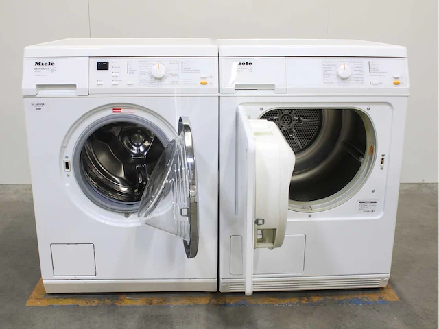Miele w 3203 softcare system wasmachines & miele t 8803 c softcare system wasdrogers - afbeelding 2 van  8