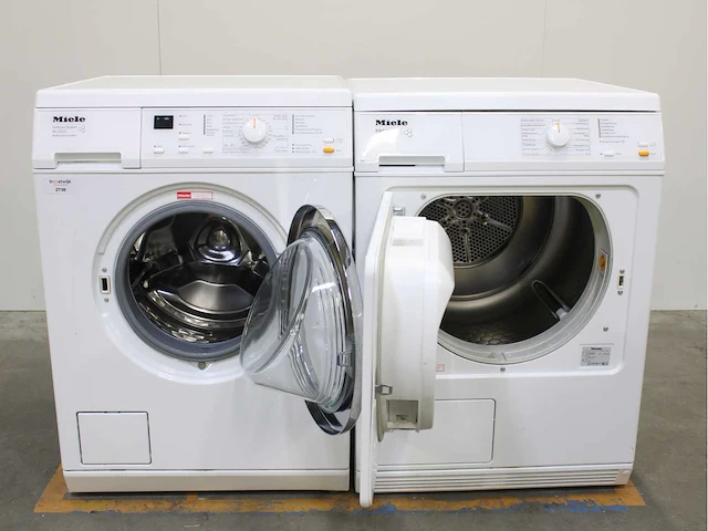 Miele w 3203 softcare system wasmachines & miele t 8813 c edition 111 wasdrogers - afbeelding 2 van  8