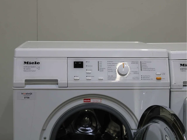 Miele w 3203 softcare system wasmachines & miele t 8813 c edition 111 wasdrogers - afbeelding 3 van  8