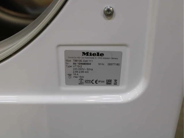 Miele w 3203 softcare system wasmachines & miele t 8813 c edition 111 wasdrogers - afbeelding 8 van  8