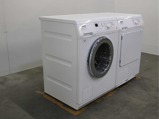Miele w 3205 softcare system wasmachine & miele t 4263 c softcare system wasdroger - afbeelding 4 van  8