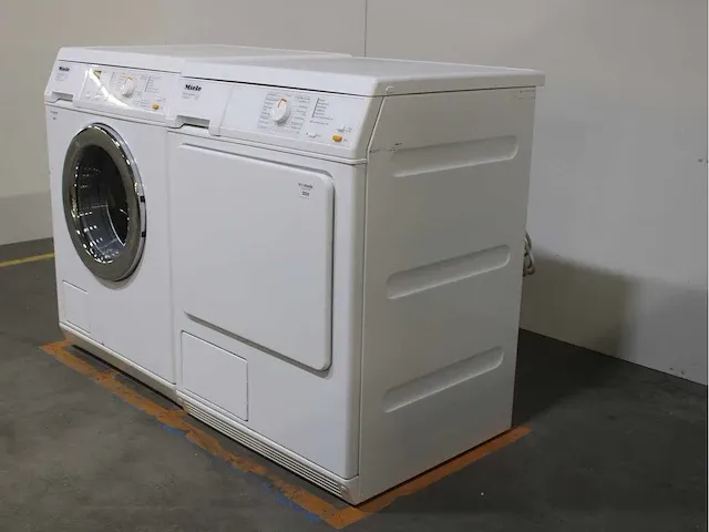 Miele w 3205 softcare system wasmachine & miele t 8403 c softcare system droger - afbeelding 7 van  8