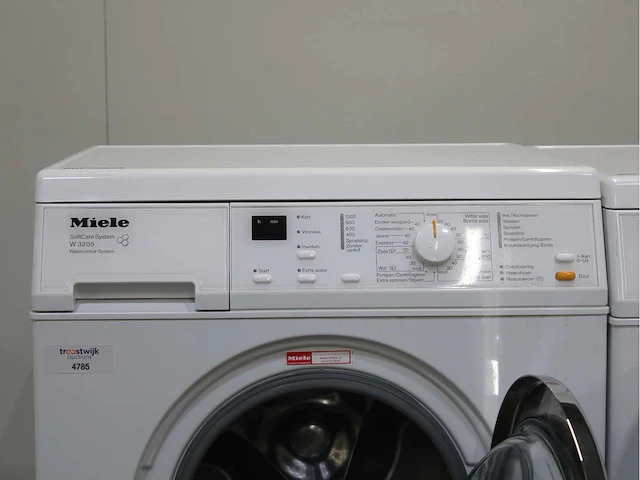 Miele w 3205 softcare system wasmachine & miele t 8403 c softcare system wasdroger - afbeelding 3 van  7