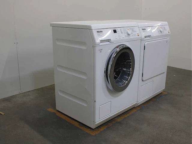 Miele w 3205 softcare system wasmachine & miele t 8403 c softcare system wasdroger - afbeelding 4 van  7