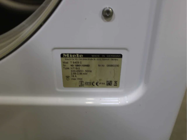 Miele w 3205 softcare system wasmachine & miele t 8403 c softcare system wasdroger - afbeelding 7 van  7