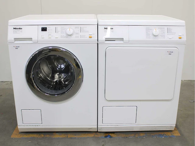 Miele w 3205 softcare system wasmachine & miele t 8403 c softcare system wasdroger - afbeelding 2 van  8