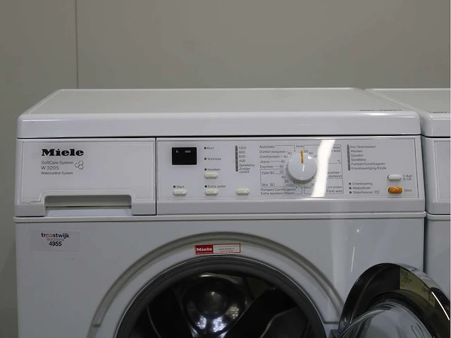 Miele w 3205 softcare system wasmachine & miele t 8403 c softcare system wasdroger - afbeelding 3 van  8
